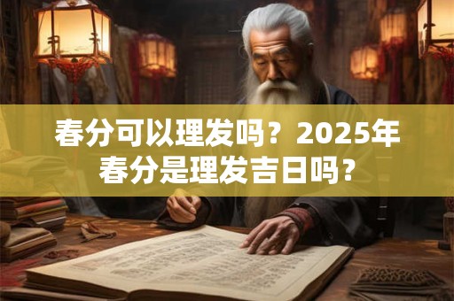春分可以理发吗？2025年春分是理发吉日吗？