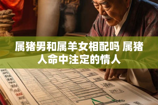 属猪男和属羊女相配吗 属猪人命中注定的情人