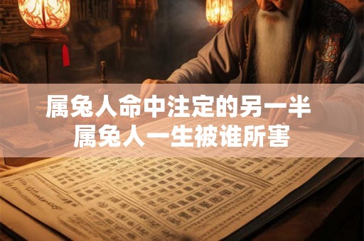 属兔人命中注定的另一半 属兔人一生被谁所害