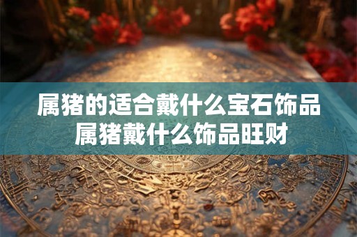 属猪的适合戴什么宝石饰品 属猪戴什么饰品旺财