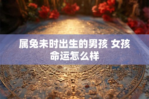 属兔未时出生的男孩 女孩命运怎么样