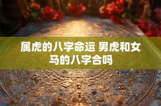 属虎的八字命运 男虎和女马的八字合吗