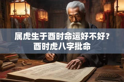 属虎生于酉时命运好不好？酉时虎八字批命