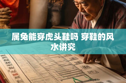 属兔能穿虎头鞋吗 穿鞋的风水讲究