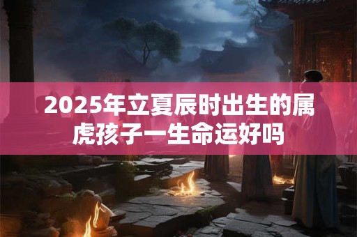 2025年立夏辰时出生的属虎孩子一生命运好吗