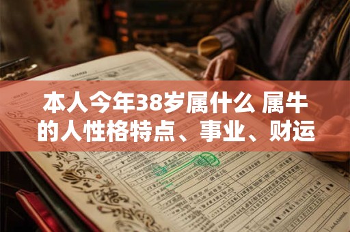 本人今年38岁属什么 属牛的人性格特点、事业、财运和爱情解析