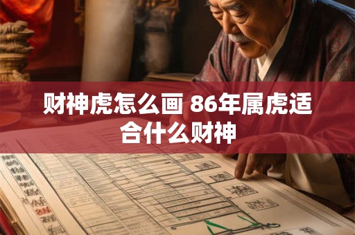 财神虎怎么画 86年属虎适合什么财神