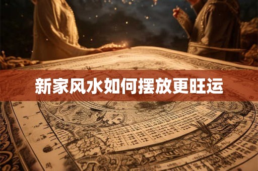 新家风水如何摆放更旺运