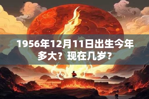 1956年12月11日出生今年多大？现在几岁？