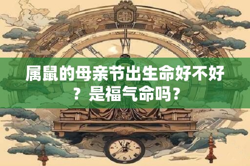 属鼠的母亲节出生命好不好？是福气命吗？