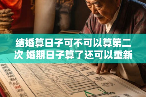 结婚算日子可不可以算第二次 婚期日子算了还可以重新算吗