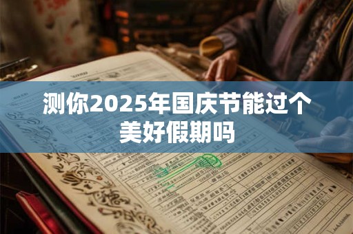 测你2025年国庆节能过个美好假期吗