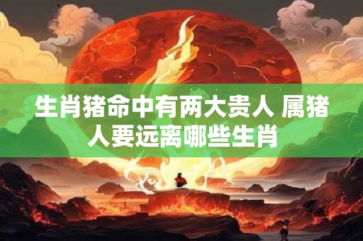 生肖猪命中有两大贵人 属猪人要远离哪些生肖