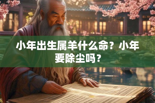 小年出生属羊什么命？小年要除尘吗？
