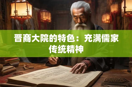 晋商大院的特色：充满儒家传统精神