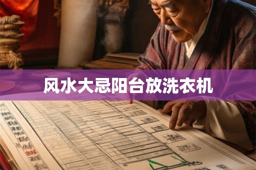 详细阅读:风水大忌阳台放洗衣机 风水大忌阳台放洗衣机