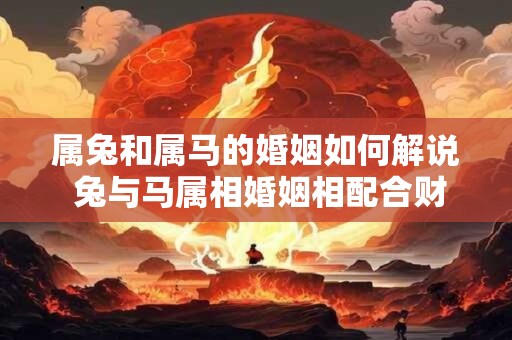 属兔和属马的婚姻如何解说 兔与马属相婚姻相配合财吗