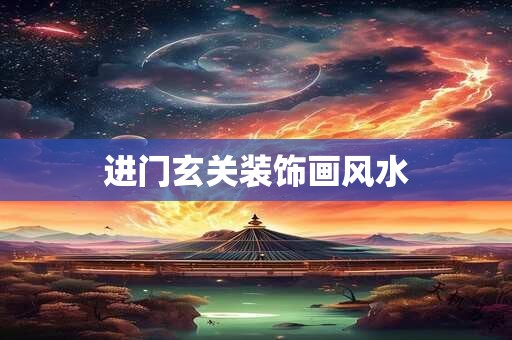 进门玄关装饰画风水