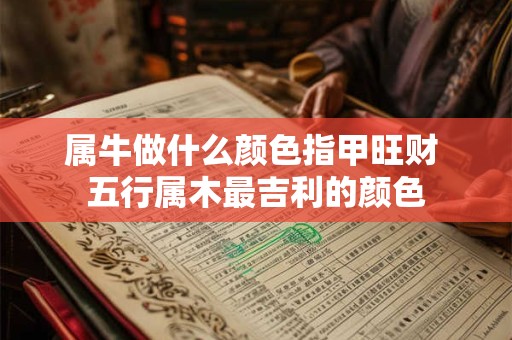 属牛做什么颜色指甲旺财 五行属木最吉利的颜色