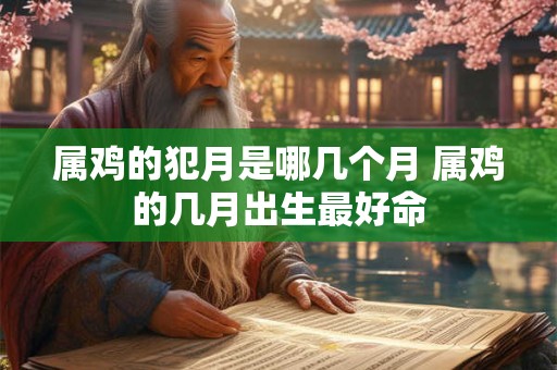 属鸡的犯月是哪几个月 属鸡的几月出生最好命