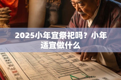 详细阅读:2025小年宜祭祀吗?小年适宜做什么 2025小年宜祭祀吗?小年适宜做什么