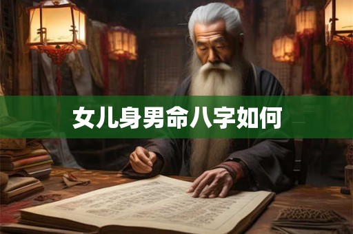 女儿身男命八字如何