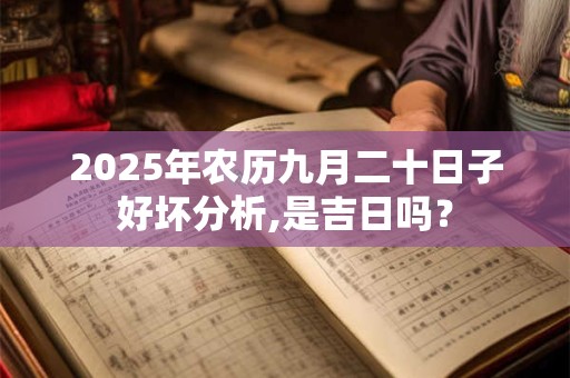 2025年农历九月二十日子好坏分析,是吉日吗？
