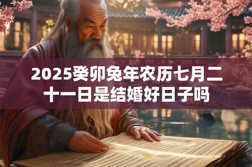 2025癸卯兔年农历七月二十一日是结婚好日子吗