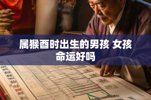 详细阅读:属猴酉时出生的男孩 女孩命运好吗 属猴酉时出生的男孩 女孩命运好吗