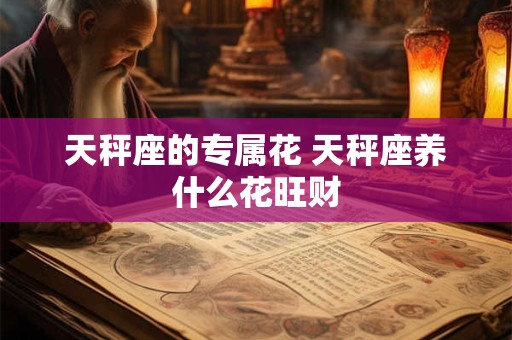 天秤座的专属花 天秤座养什么花旺财