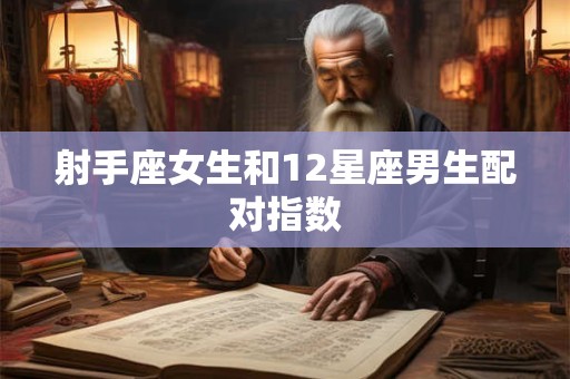 射手座女生和12星座男生配对指数