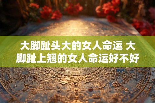 大脚趾头大的女人命运 大脚趾上翘的女人命运好不好