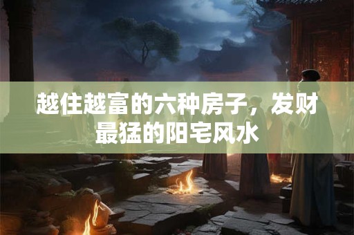 越住越富的六种房子，发财最猛的阳宅风水