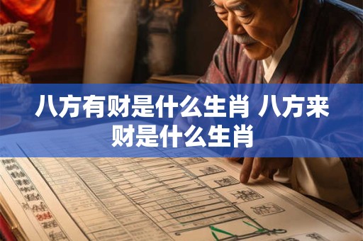 八方有财是什么生肖 八方来财是什么生肖