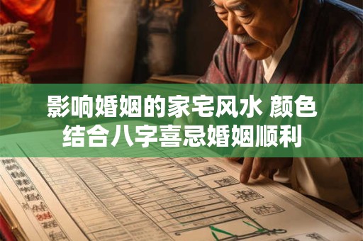 影响婚姻的家宅风水 颜色结合八字喜忌婚姻顺利