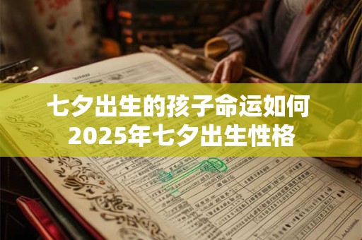 七夕出生的孩子命运如何 2025年七夕出生性格