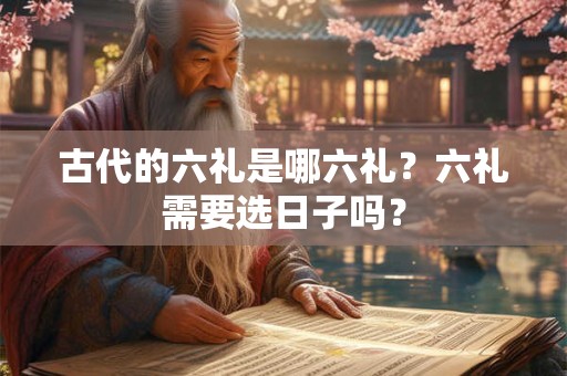 古代的六礼是哪六礼？六礼需要选日子吗？