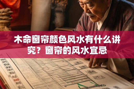 木命窗帘颜色风水有什么讲究？窗帘的风水宜忌