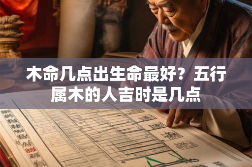 木命几点出生命最好？五行属木的人吉时是几点