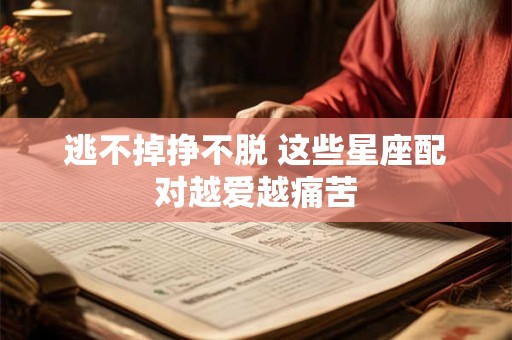 逃不掉挣不脱 这些星座配对越爱越痛苦