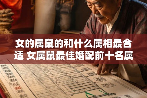 女的属鼠的和什么属相最合适 女属鼠最佳婚配前十名属相
