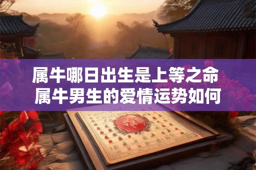 属牛哪日出生是上等之命 属牛男生的爱情运势如何
