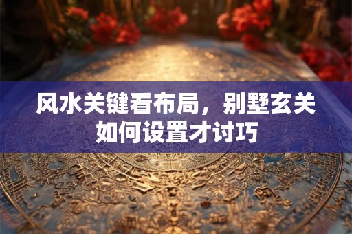 风水关键看布局，别墅玄关如何设置才讨巧