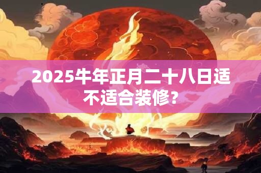 2025牛年正月二十八日适不适合装修？