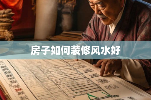 房子如何装修风水好