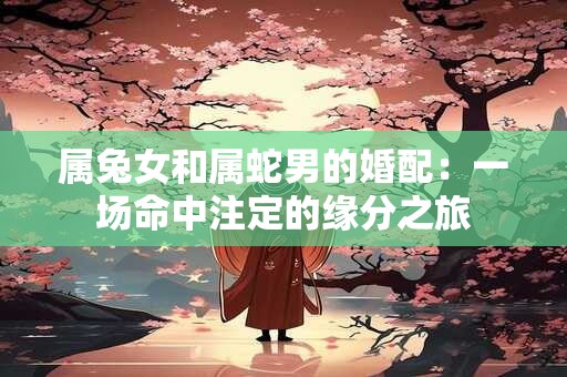 属兔女和属蛇男的婚配：一场命中注定的缘分之旅