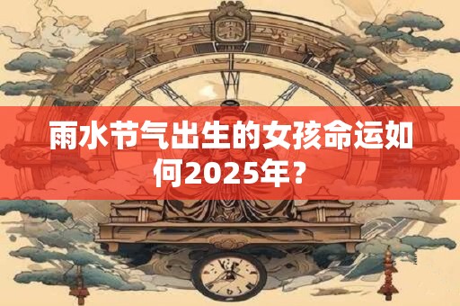 雨水节气出生的女孩命运如何2025年？