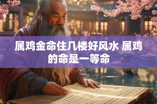 属鸡金命住几楼好风水 属鸡的命是一等命