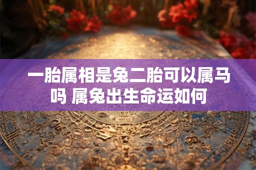 一胎属相是兔二胎可以属马吗 属兔出生命运如何