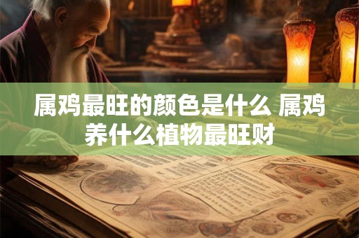 属鸡最旺的颜色是什么 属鸡养什么植物最旺财
